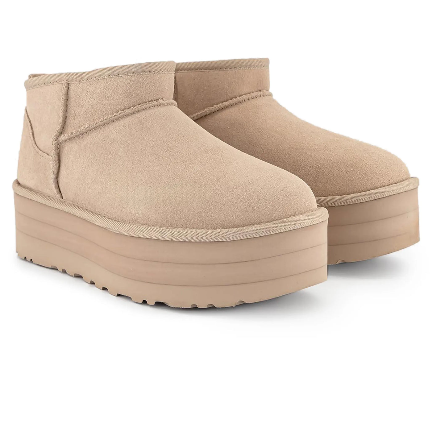Bottes UGG Classic Ultra Mini Platform Sand (F) — vue 2