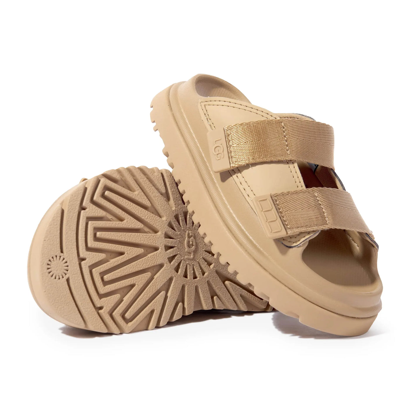 Claquettes UGG Goldenglow Marron — vue 2