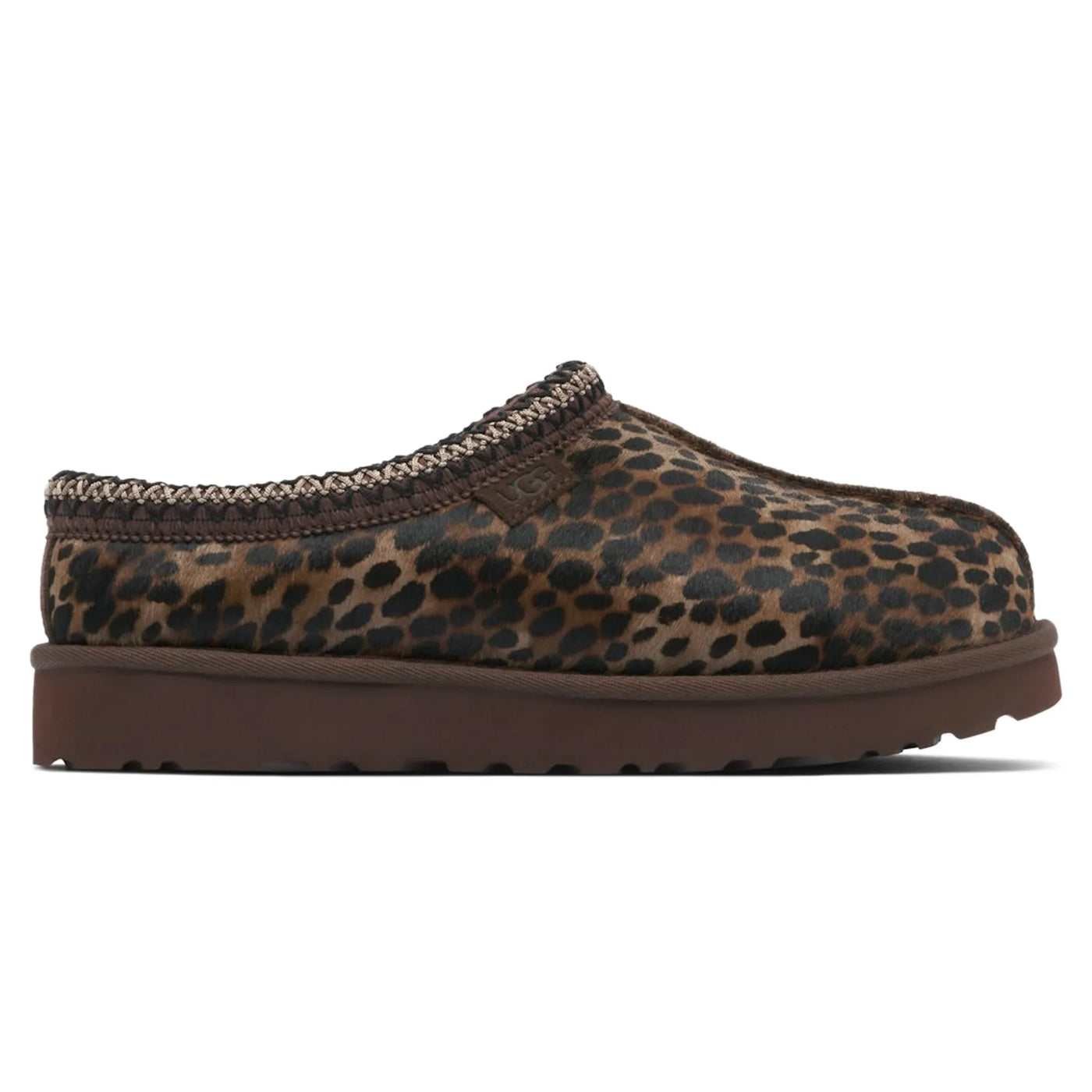 Chaussons UGG Tasman Caspian Burnt Cedar Cheetah Slippers (F)