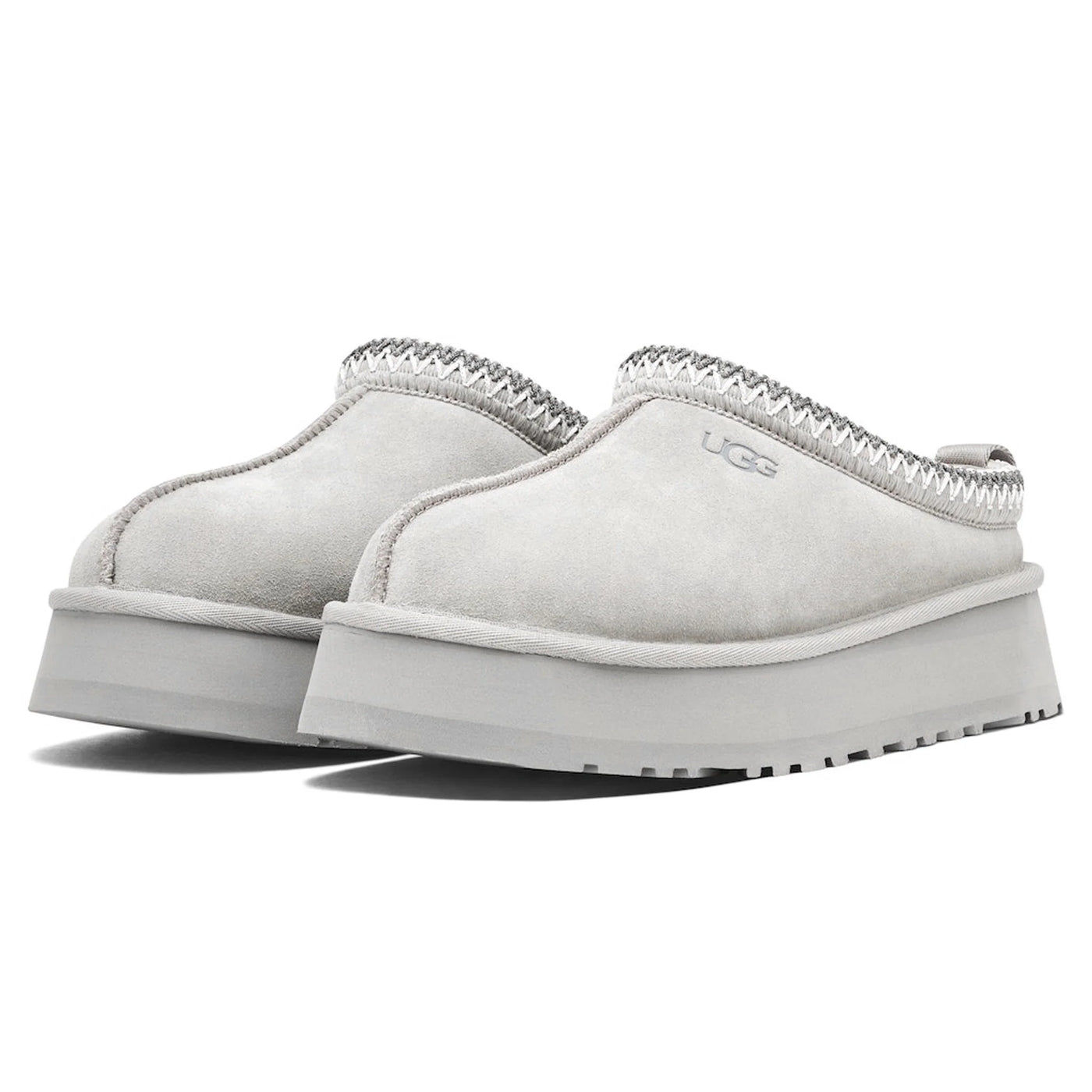 Chaussons UGG Tazz Platform Seal Gris Slippers (F) — vue 2