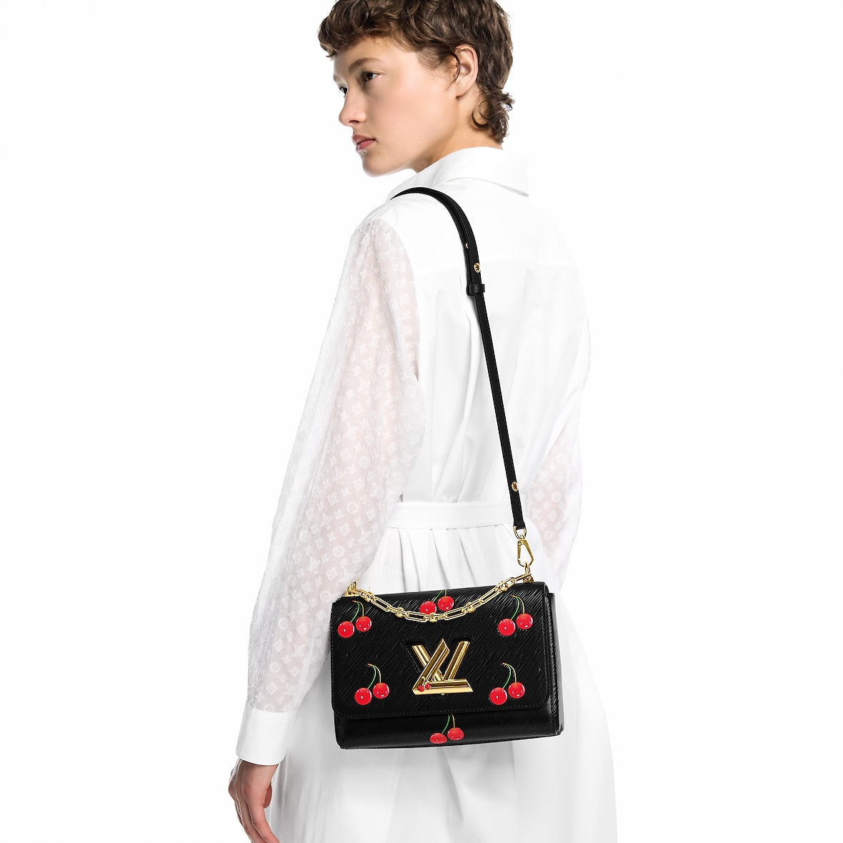 Sac Louis Vuitton Takashi Murakami Twist MM (F) — vue 7