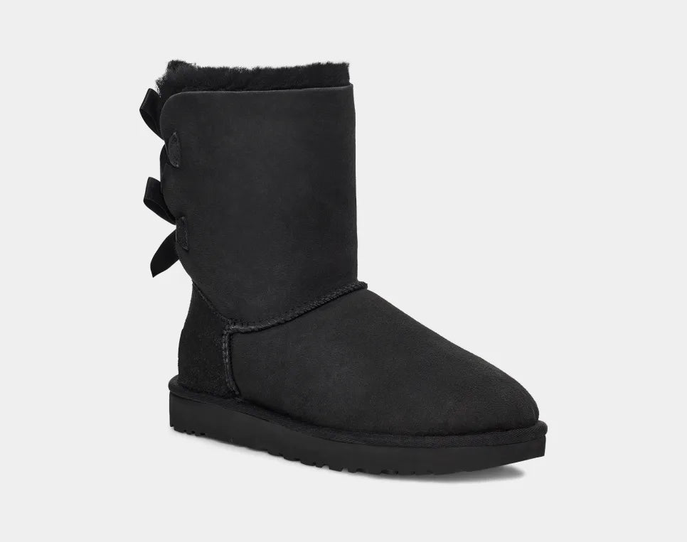 Bottes UGG Bailey Bow Noir — vue 3
