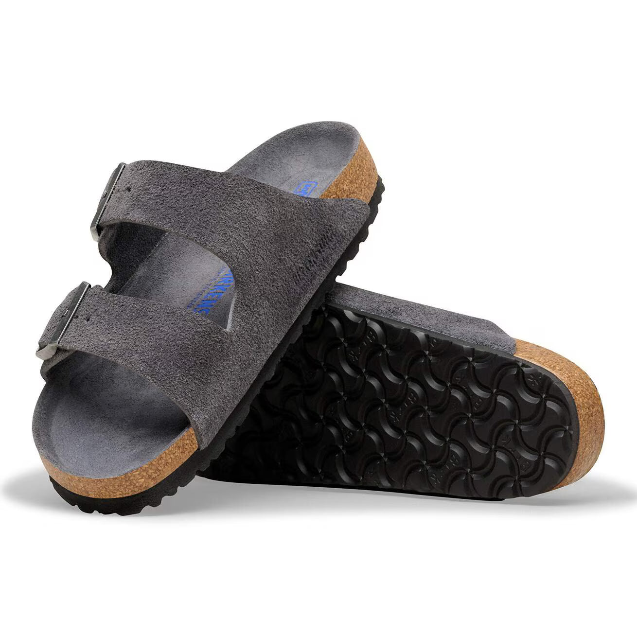 Sandales Birkenstock Arizona Gris — vue 3