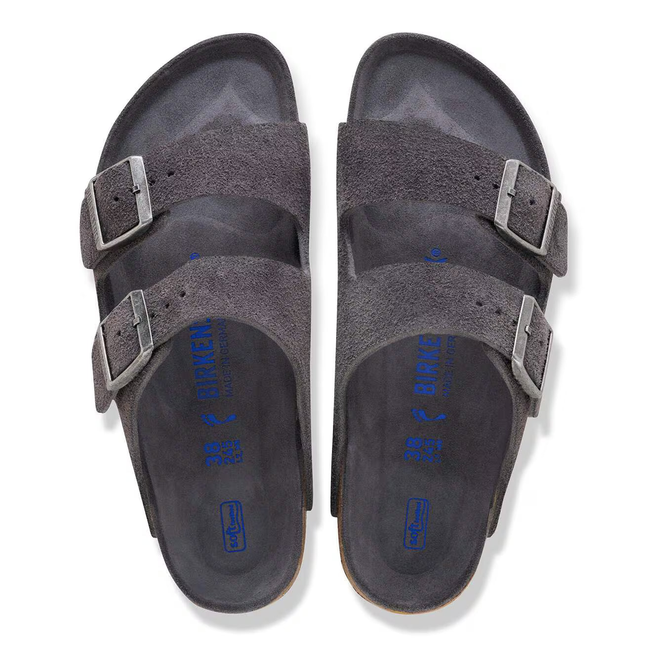 Sandales Birkenstock Arizona Gris — vue 4