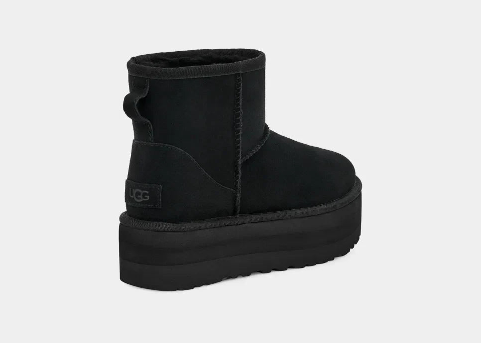 Bottes UGG Mini Noir Plateforme — vue 4