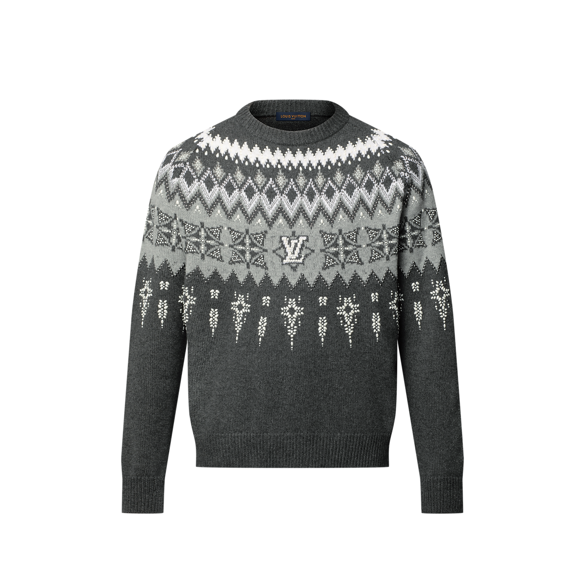 Pull Louis Vuitton Ornementé En Laine et Cachemire