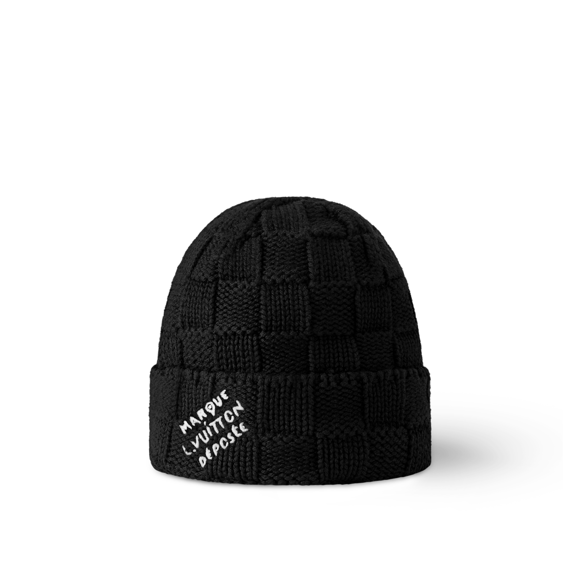 Bonnet Louis Vuitton Damier Snug Noir — vue 3