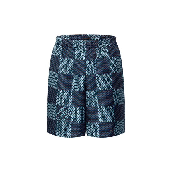 Short Louis Vuitton Damier En Soie