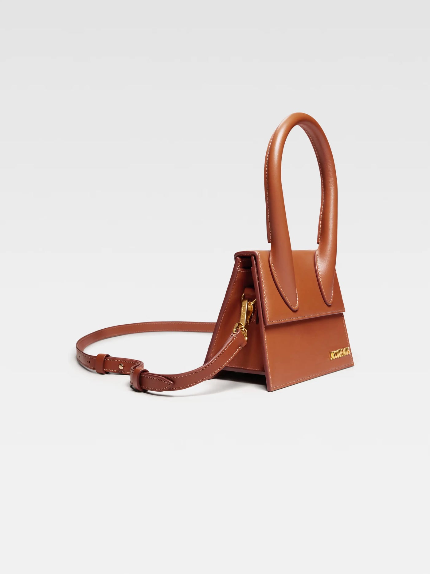 Sac Jacquemus le Chiquito Moyen Marron Clair (F) — vue 2