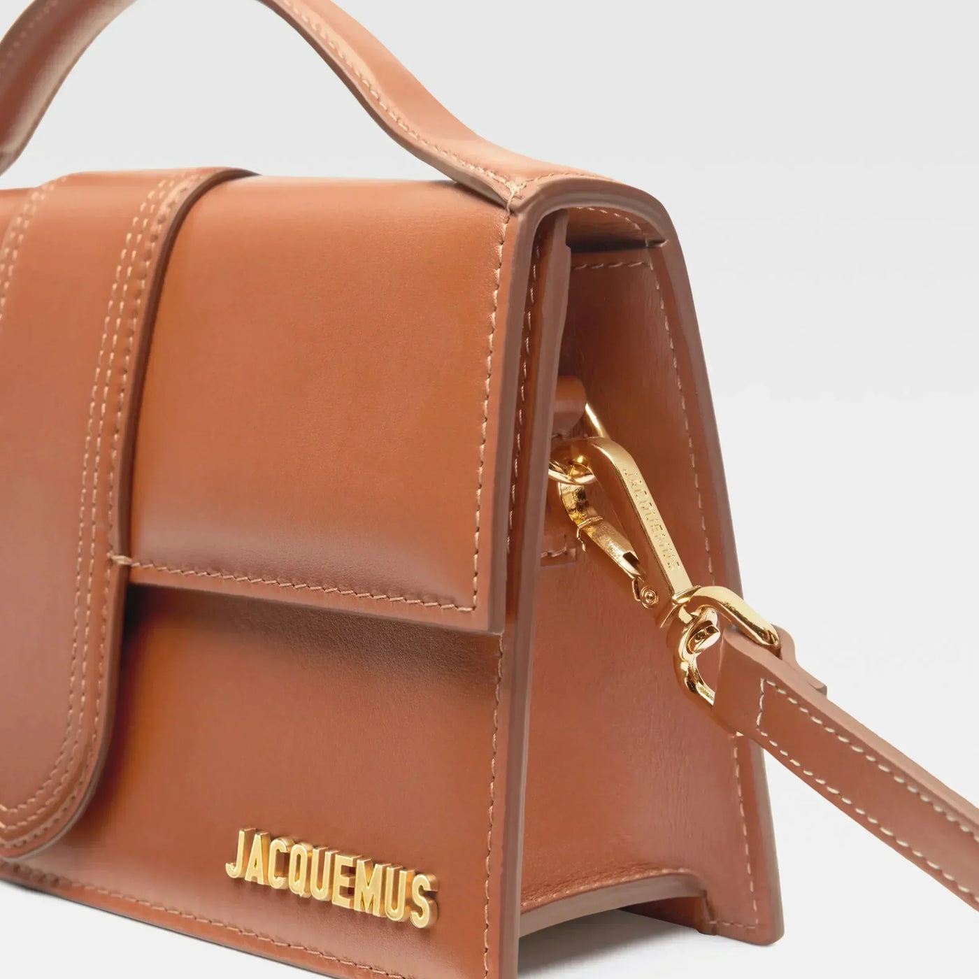 Sac Jacquemus le Grand Bambino Marron Clair (F) — vue 2