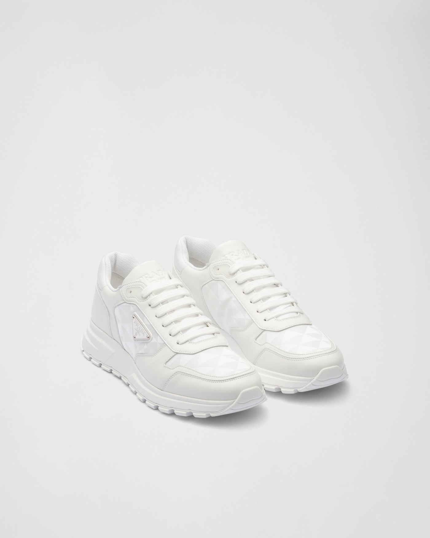 Baskets Prada Basic Blanc — vue 2