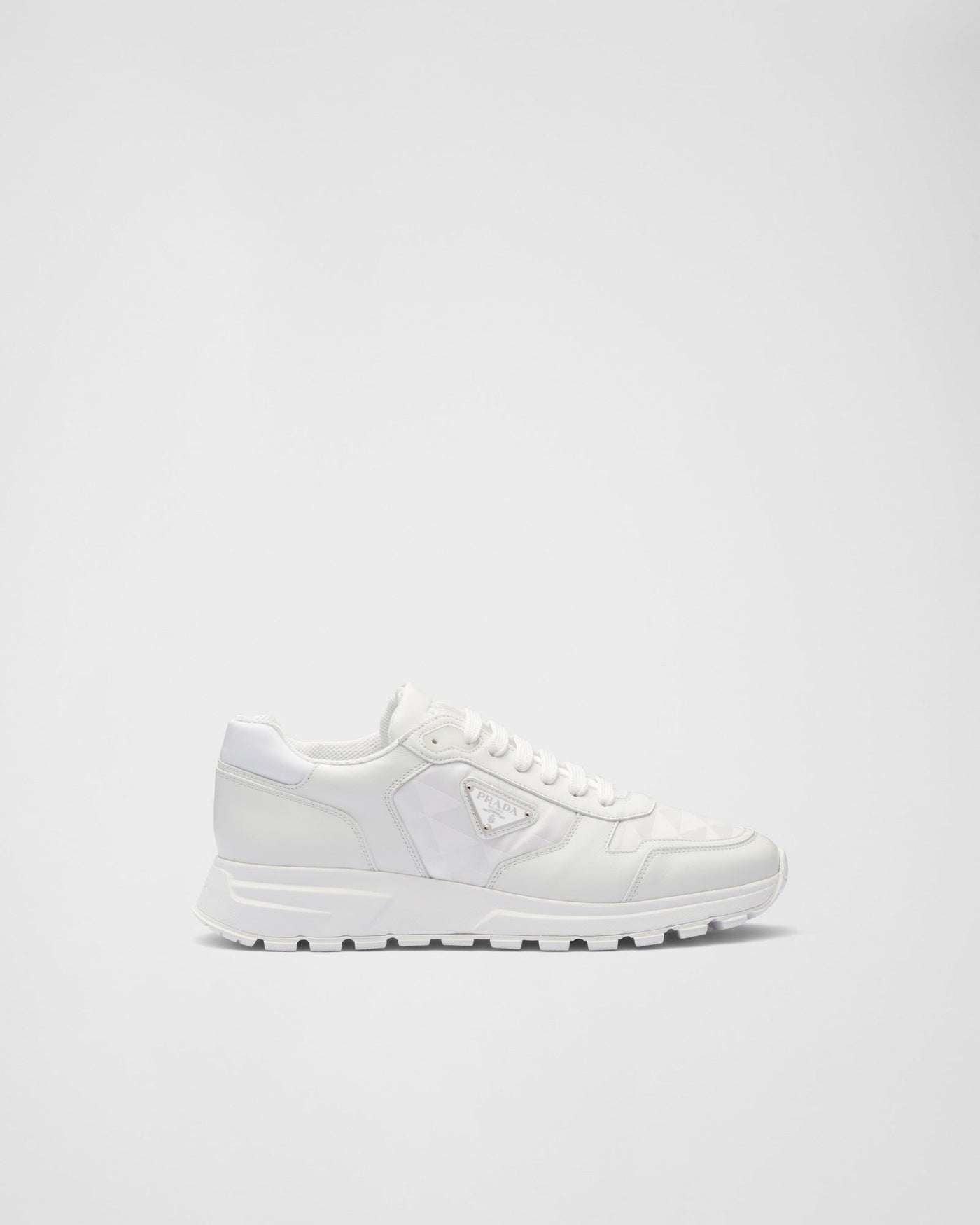Baskets Prada Basic Blanc