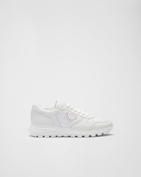 Baskets Prada Basic Blanc