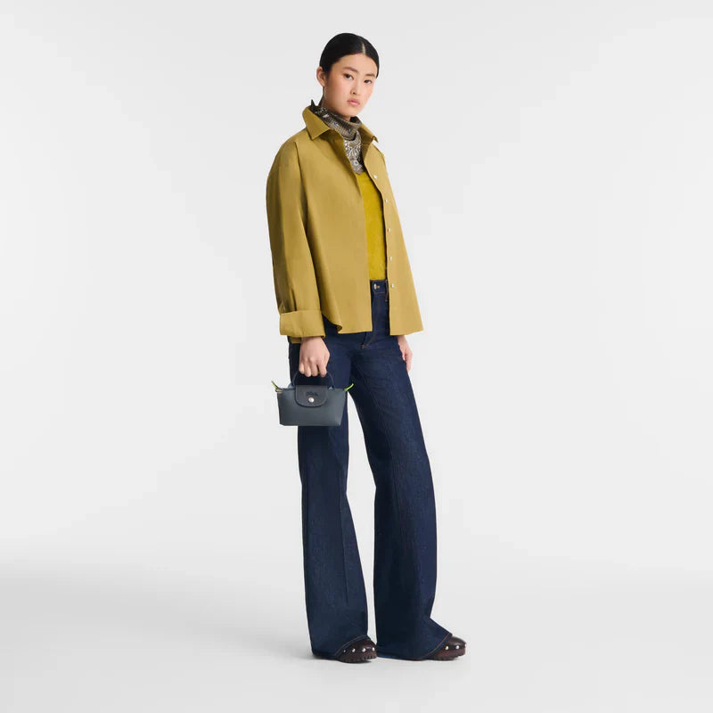 Pochette Longchamp le Pliage Original Graphite — vue 2