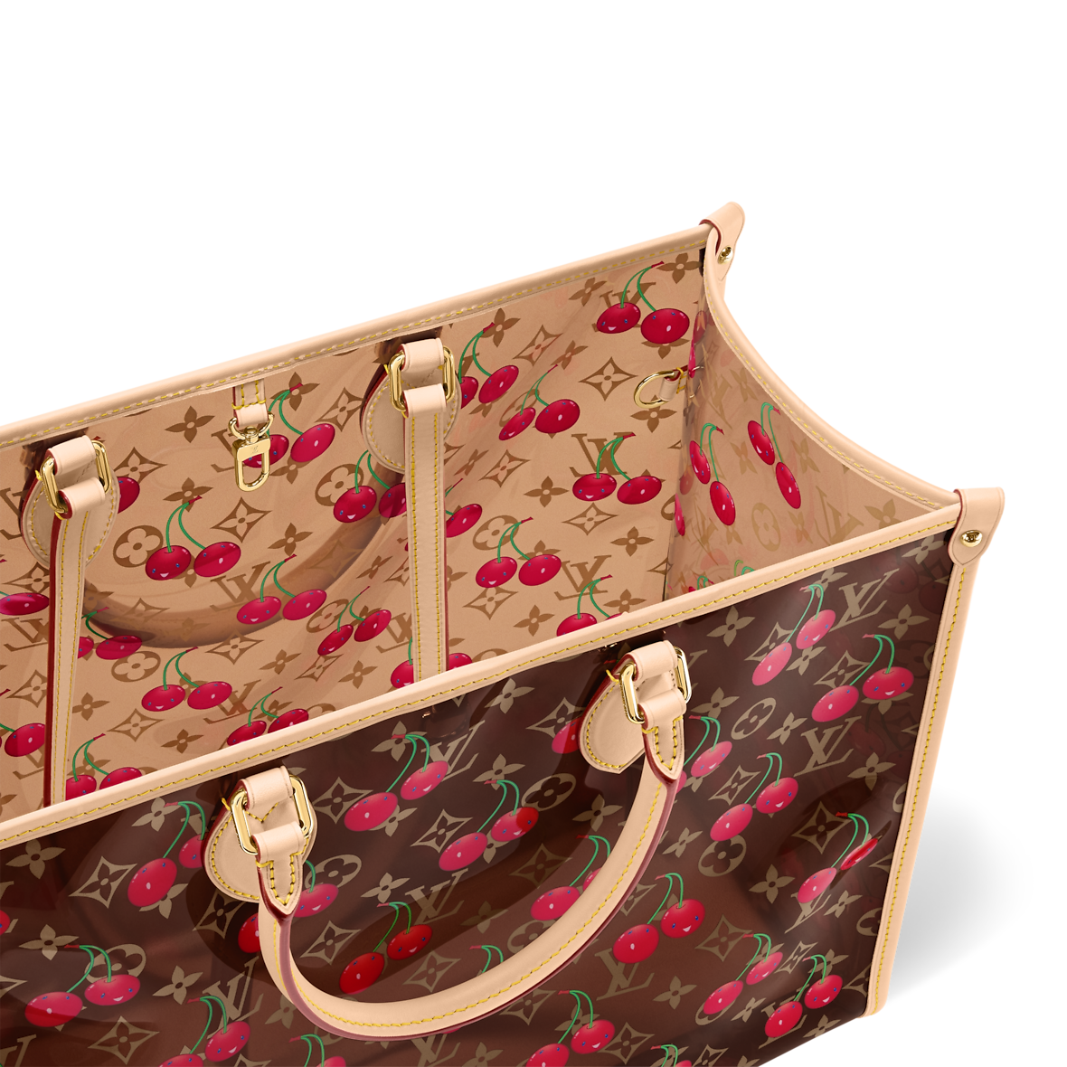 Sac Louis Vuitton Takashi Murakami Onthego GM (F) — vue 5