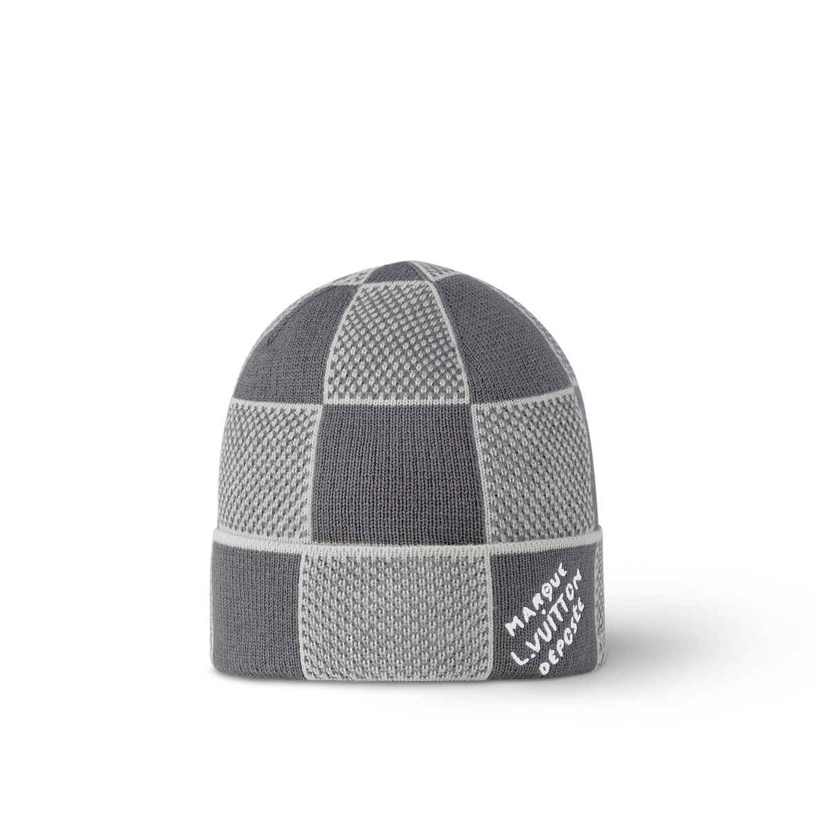 Bonnet Louis Vuitton Damier Heritage Gris — vue 3