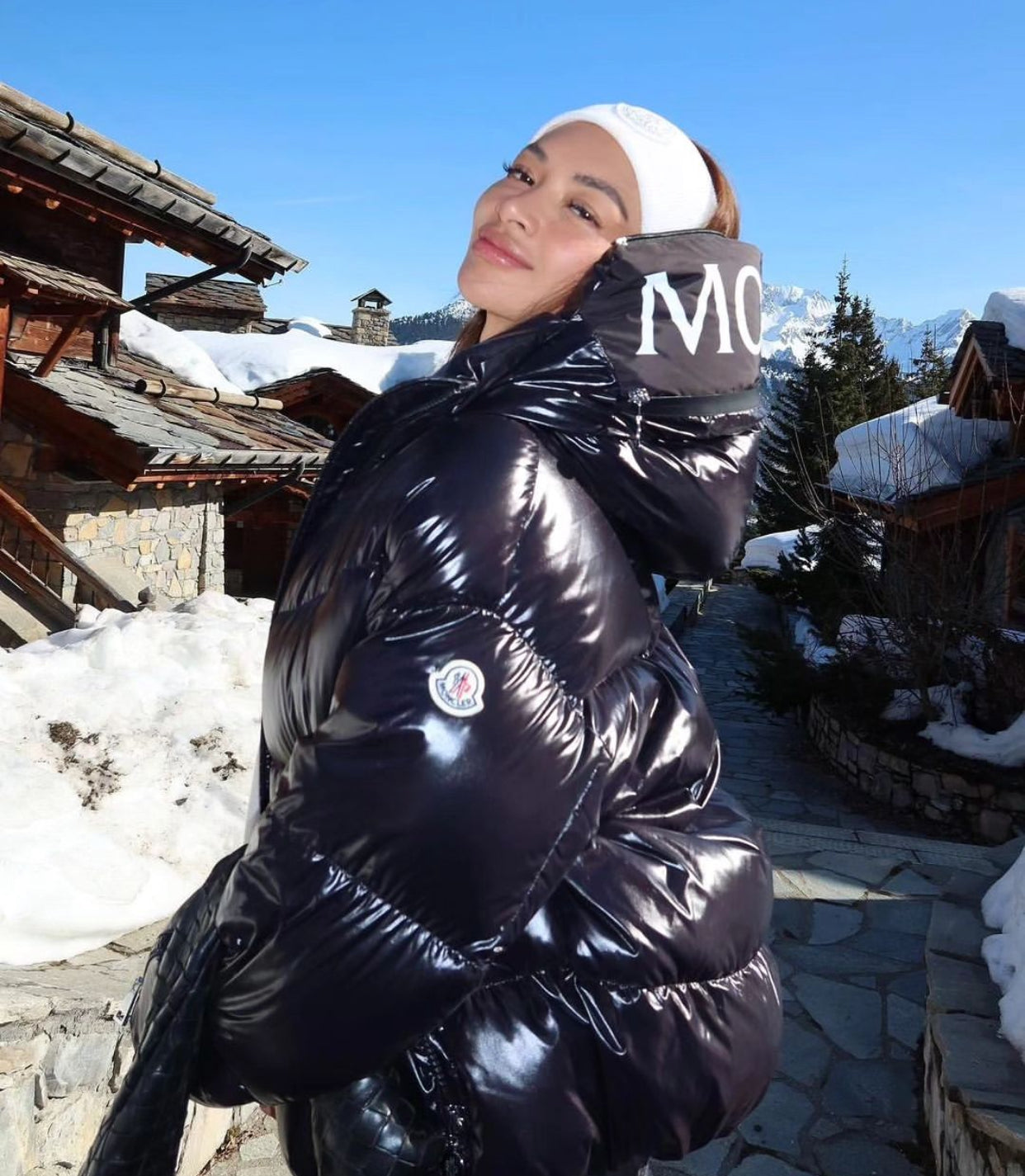 Doudoune Moncler à Capuche Huppe — vue 3