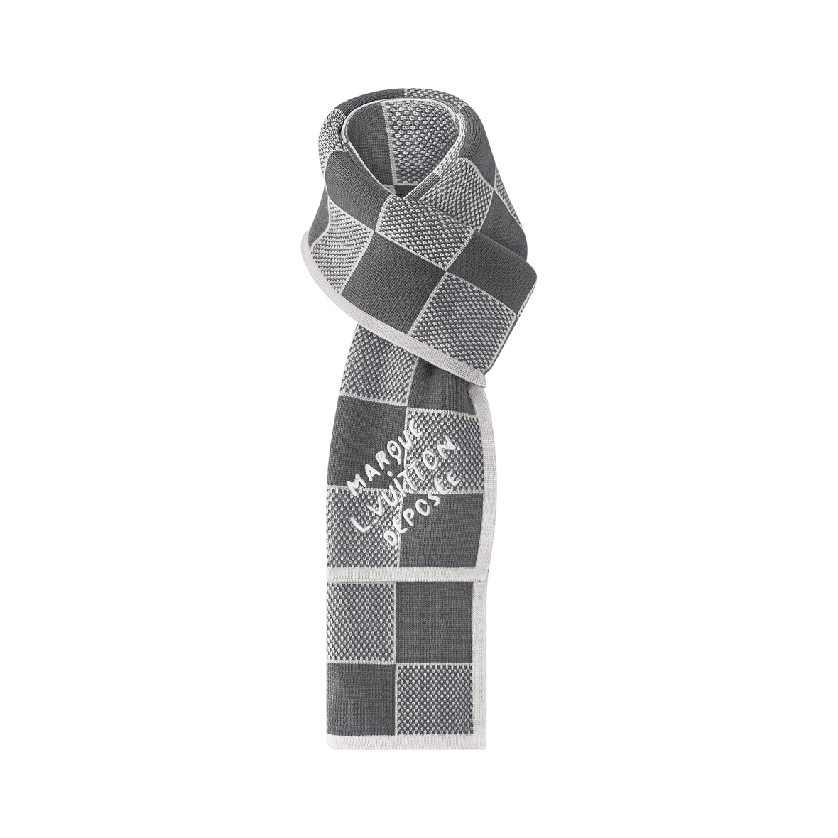 Bonnet Louis Vuitton Damier Heritage Gris — vue 4