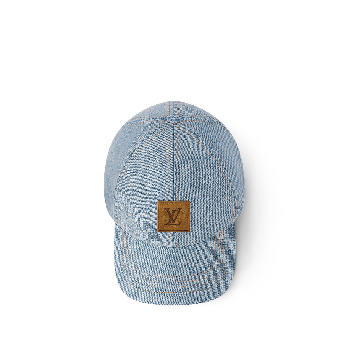Casquette Louis Vuitton En Denim Staples — vue 4