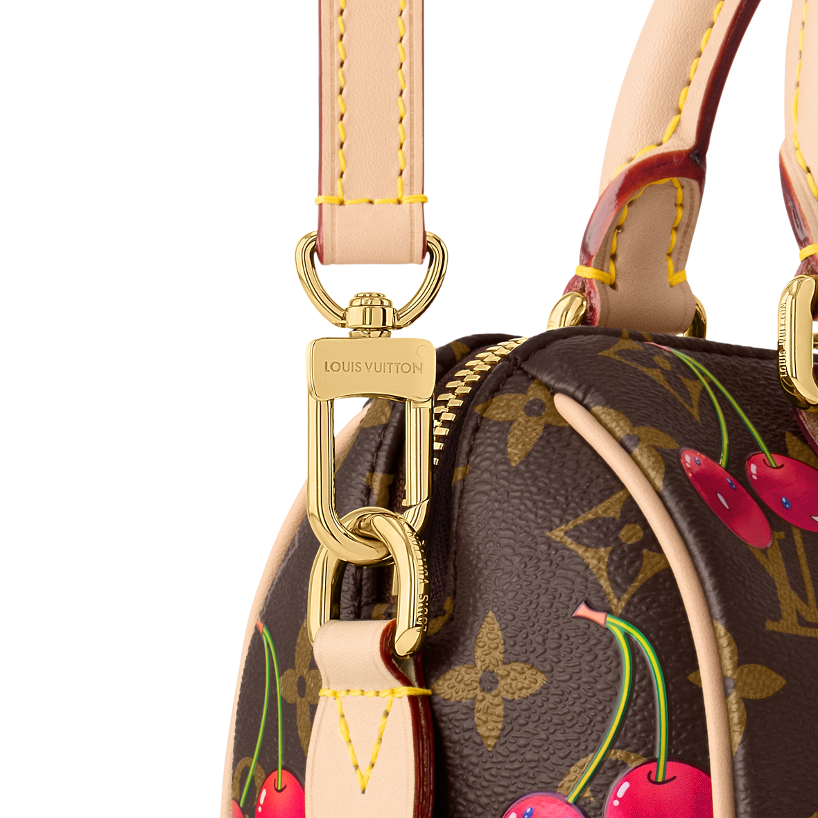 Sac Louis Vuitton Takashi Murakami Speedy Bandoulière 20 (F) — vue 3