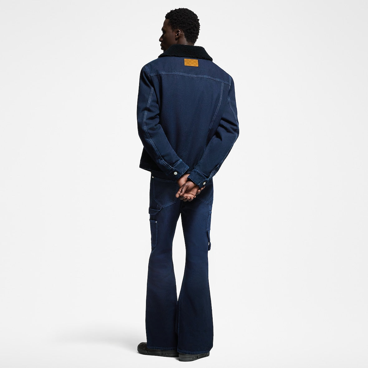 Veste Louis Vuitton Workwear D'hiver En Denim — vue 5