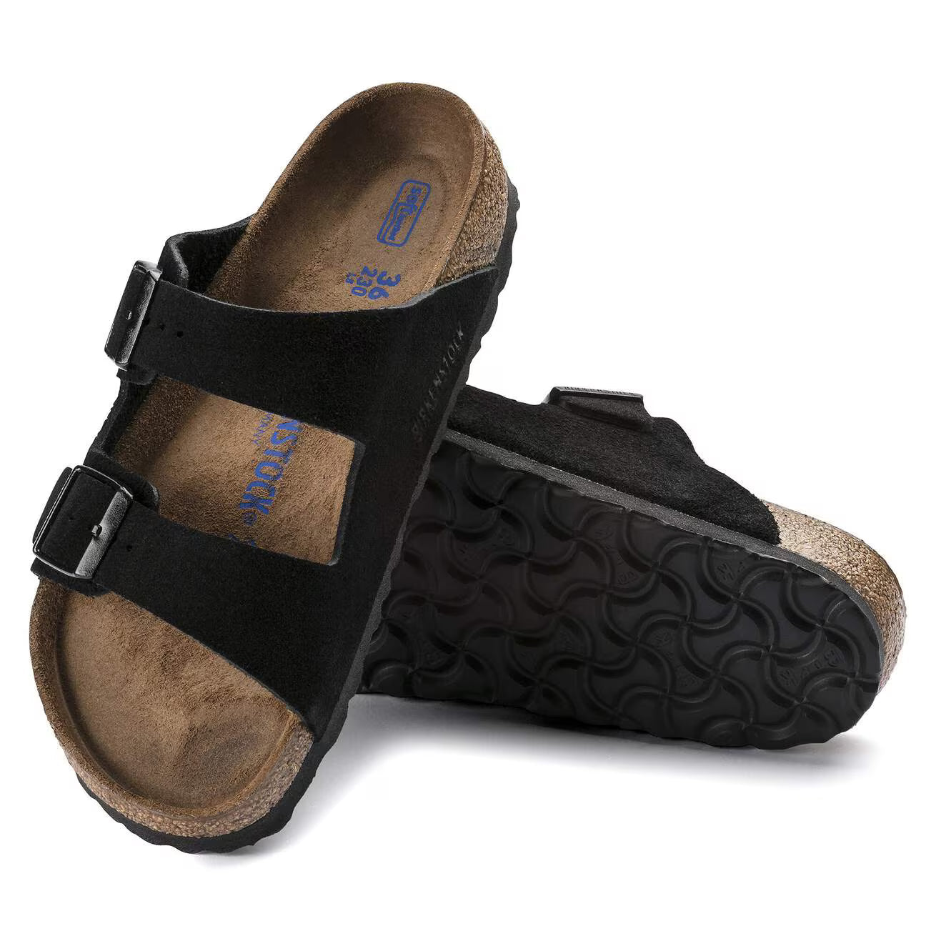 Sandales Birkenstock Arizona Noir — vue 3
