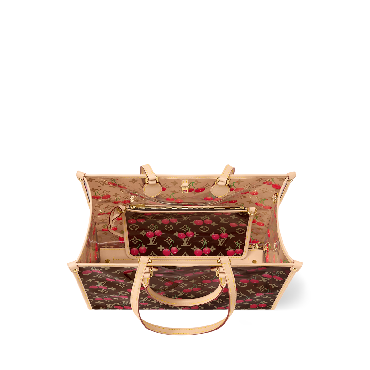 Sac Louis Vuitton Takashi Murakami Onthego GM (F) — vue 4