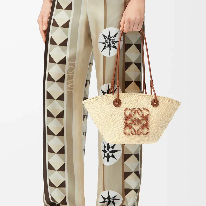 Panier Loewe Anagram Iraca Petit Naturel (F) — vue 3