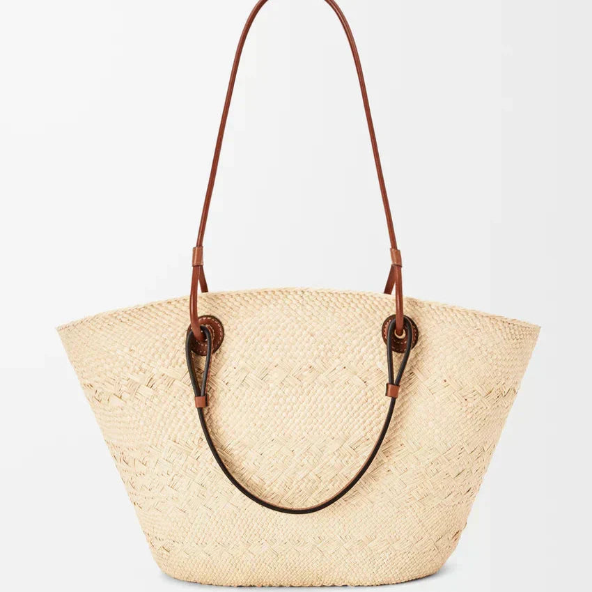 Panier Loewe Anagram Iraca Naturel (F) — vue 2