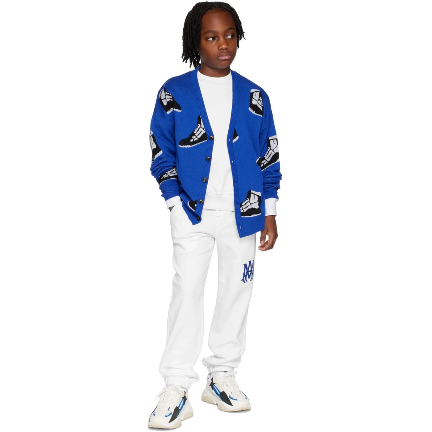 Jogging Amiri MA Core Logo Blanc Sweatpants — vue 3