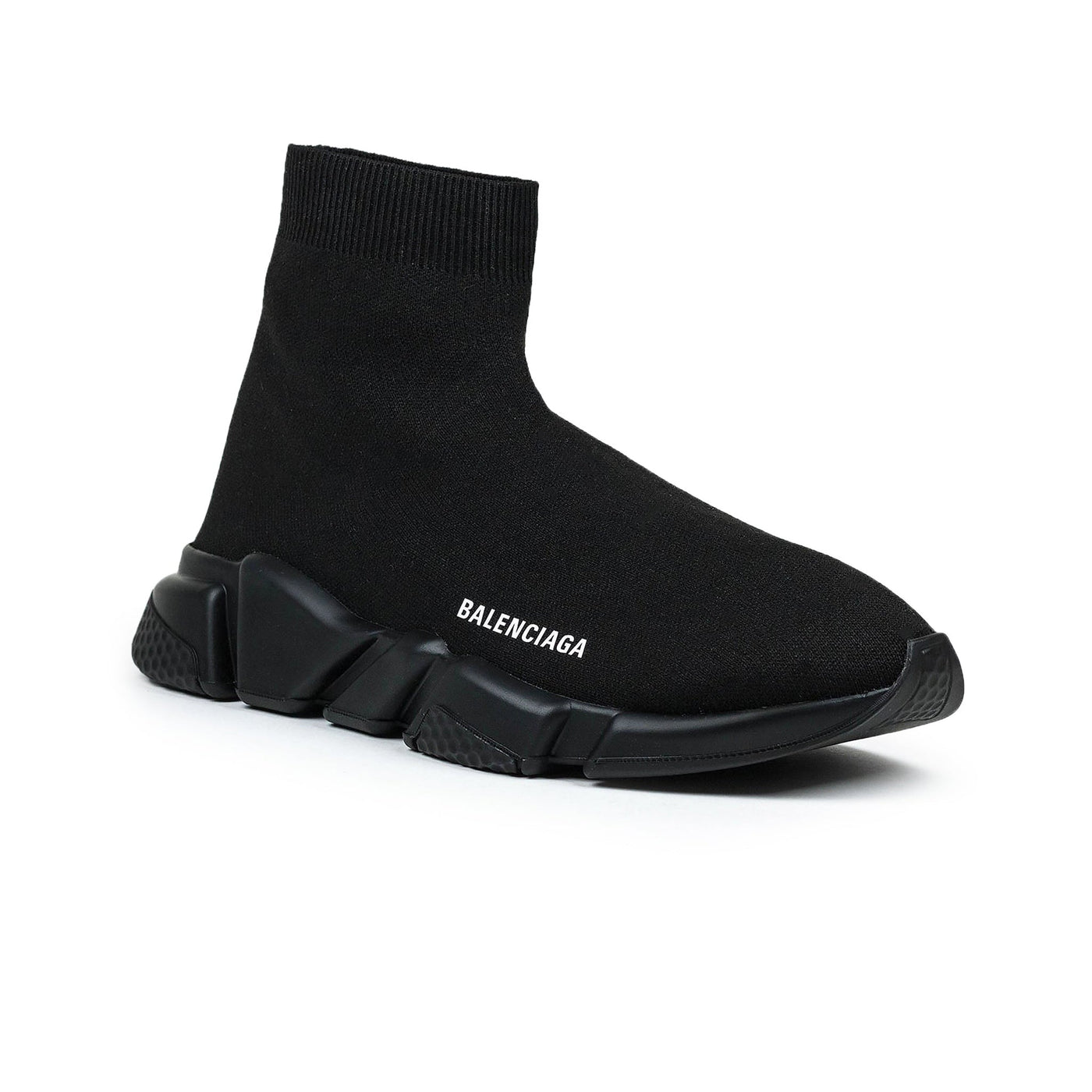 Baskets Balenciaga Speed Knit Sock Triple Noir (F) — vue 2