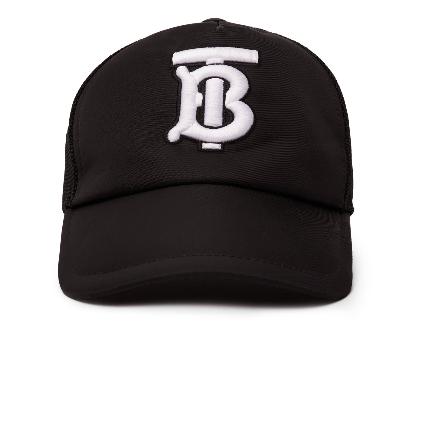 Casquette Burberry Embroidered Mesh Trucker TB Noir — vue 2