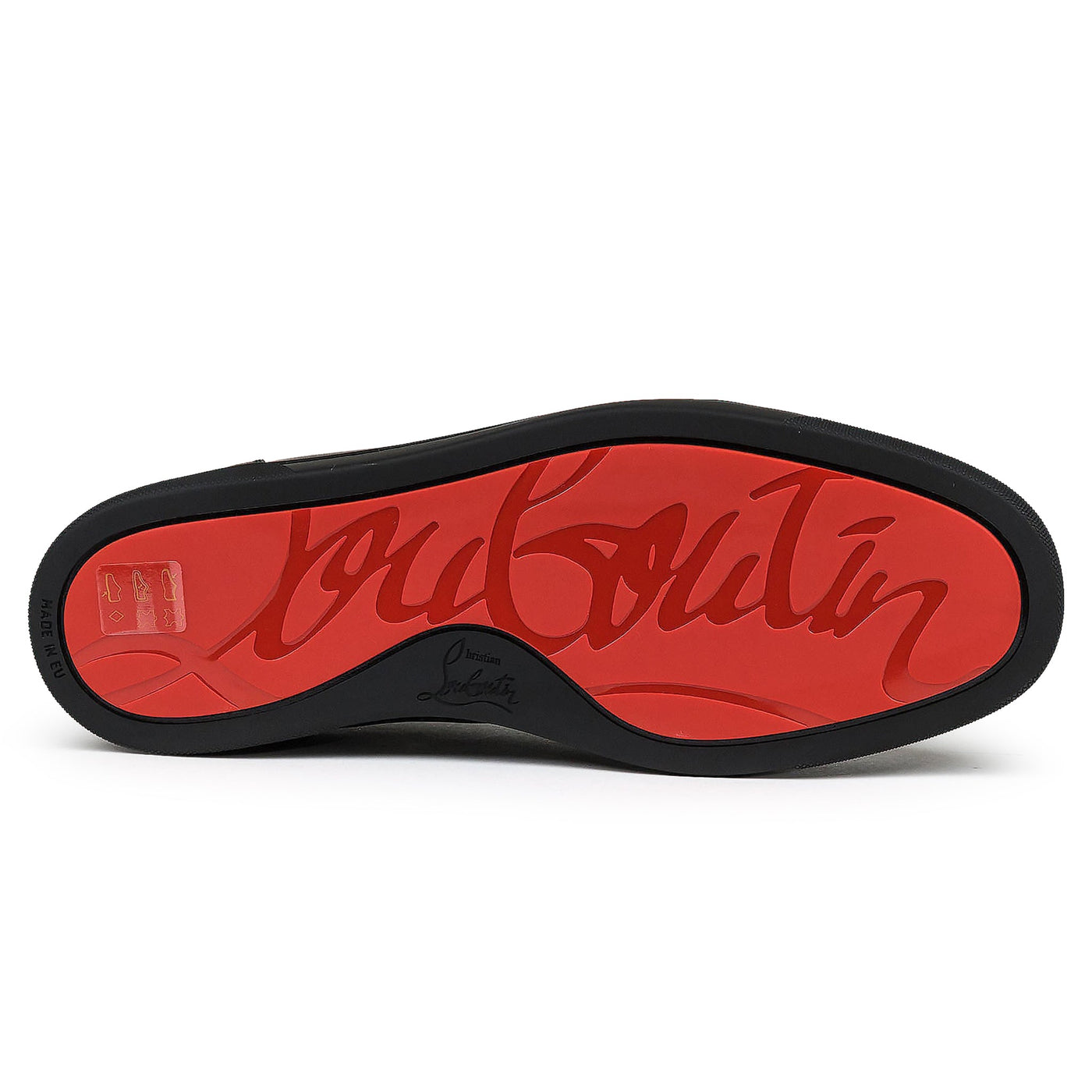 Baskets Christian Louboutin Louis Calf Leather Noir — vue 4