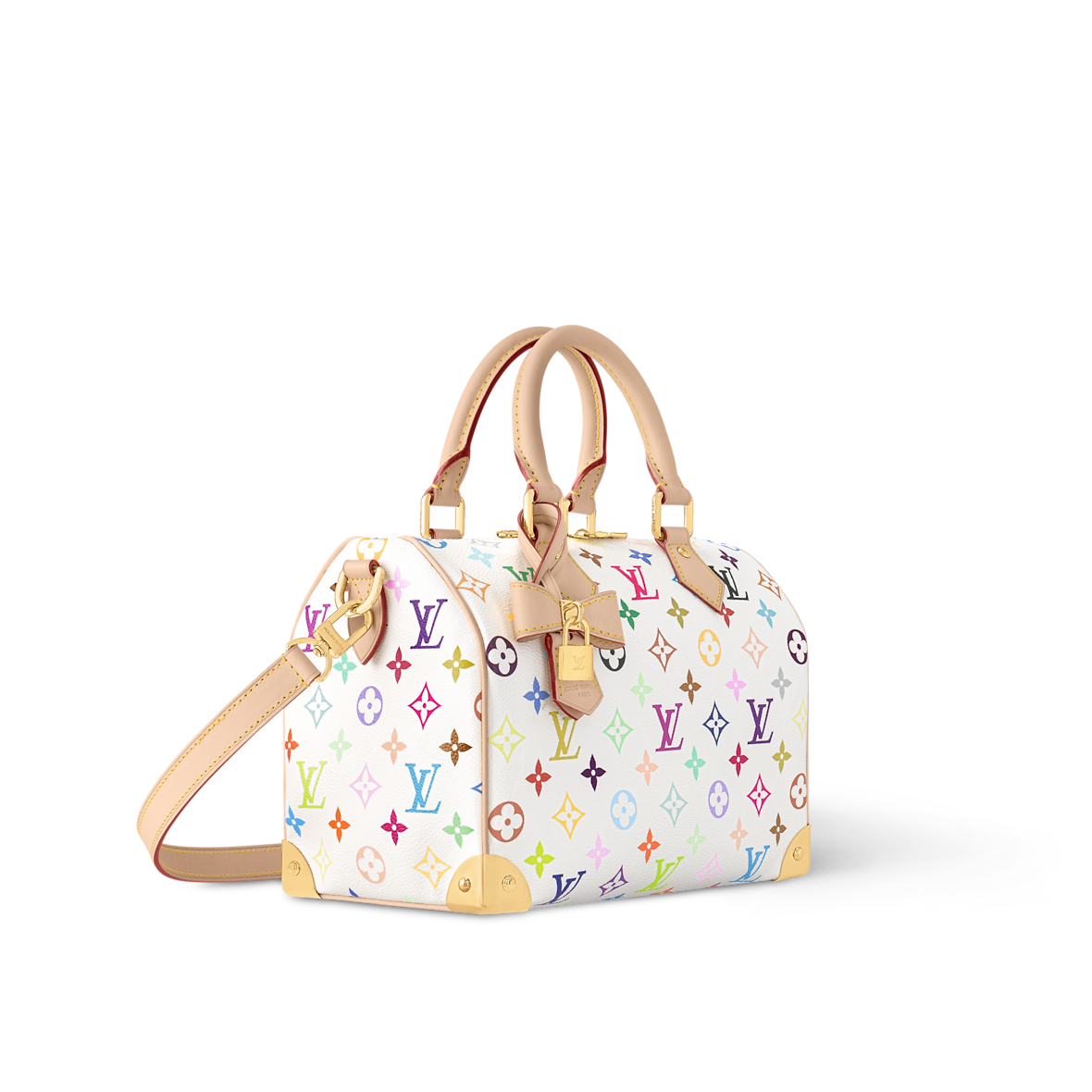 Sac Louis Vuitton Takashi Murakami Speedy Bandoulière 25 (F) — vue 4