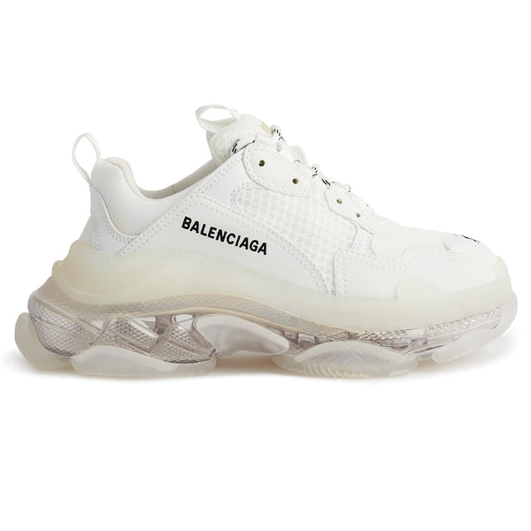 Baskets Balenciaga Triple S Polar Blanc Clear Sole