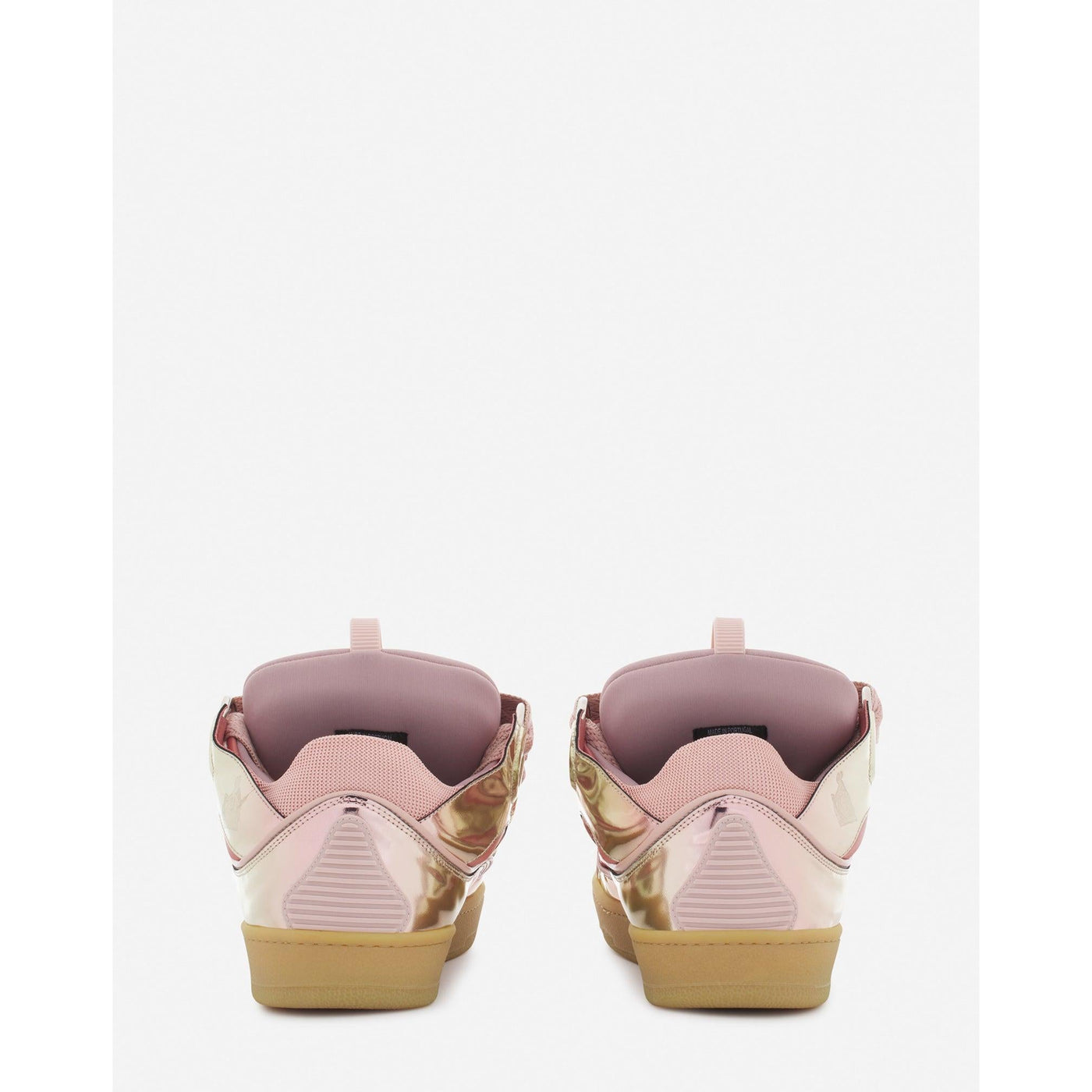 Baskets Lanvin Curb Rose Métallisé — vue 5
