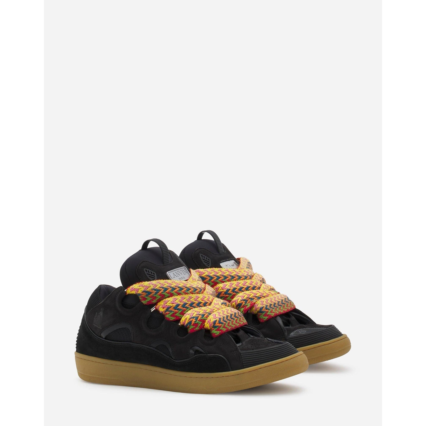 Baskets Lanvin Curb Noir Nappa — vue 2