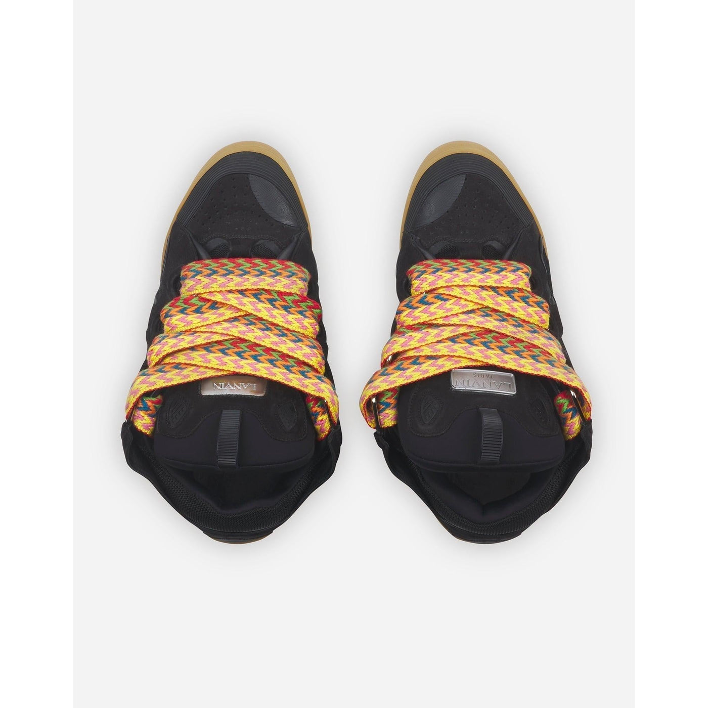 Baskets Lanvin Curb Noir Nappa — vue 3