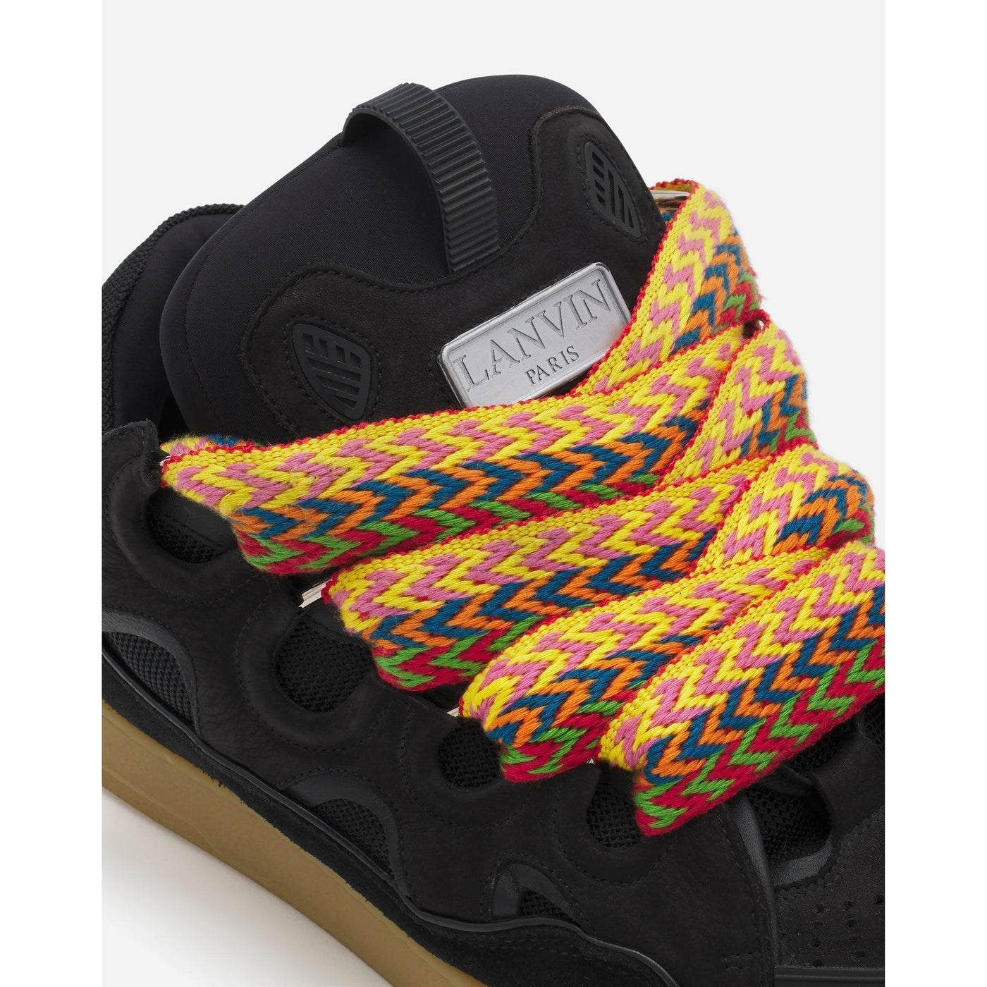 Baskets Lanvin Curb Noir Nappa — vue 5