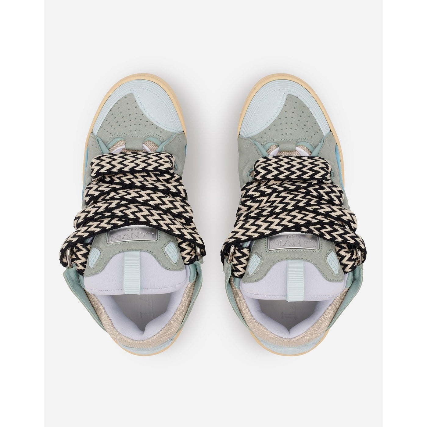 Baskets Lanvin Curb Bleu Pâle — vue 3