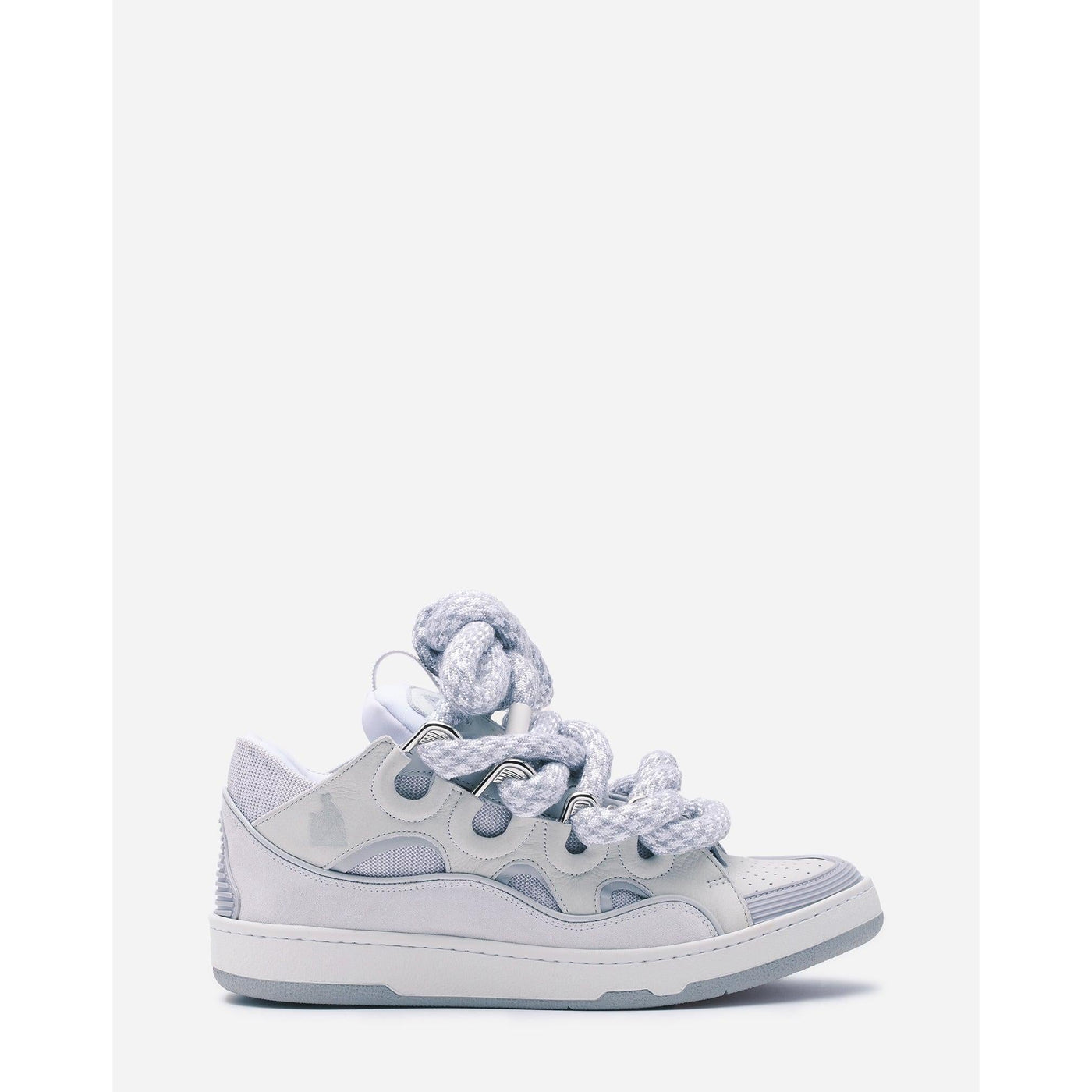 Baskets Lanvin Curb Snake Laces Blanc