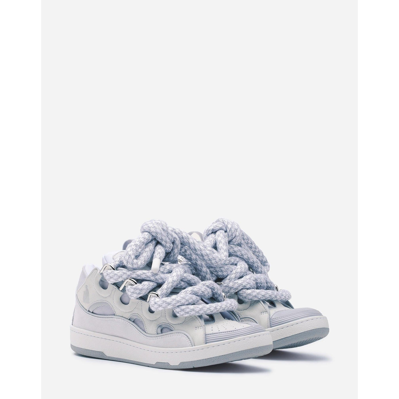Baskets Lanvin Curb Snake Laces Blanc — vue 2