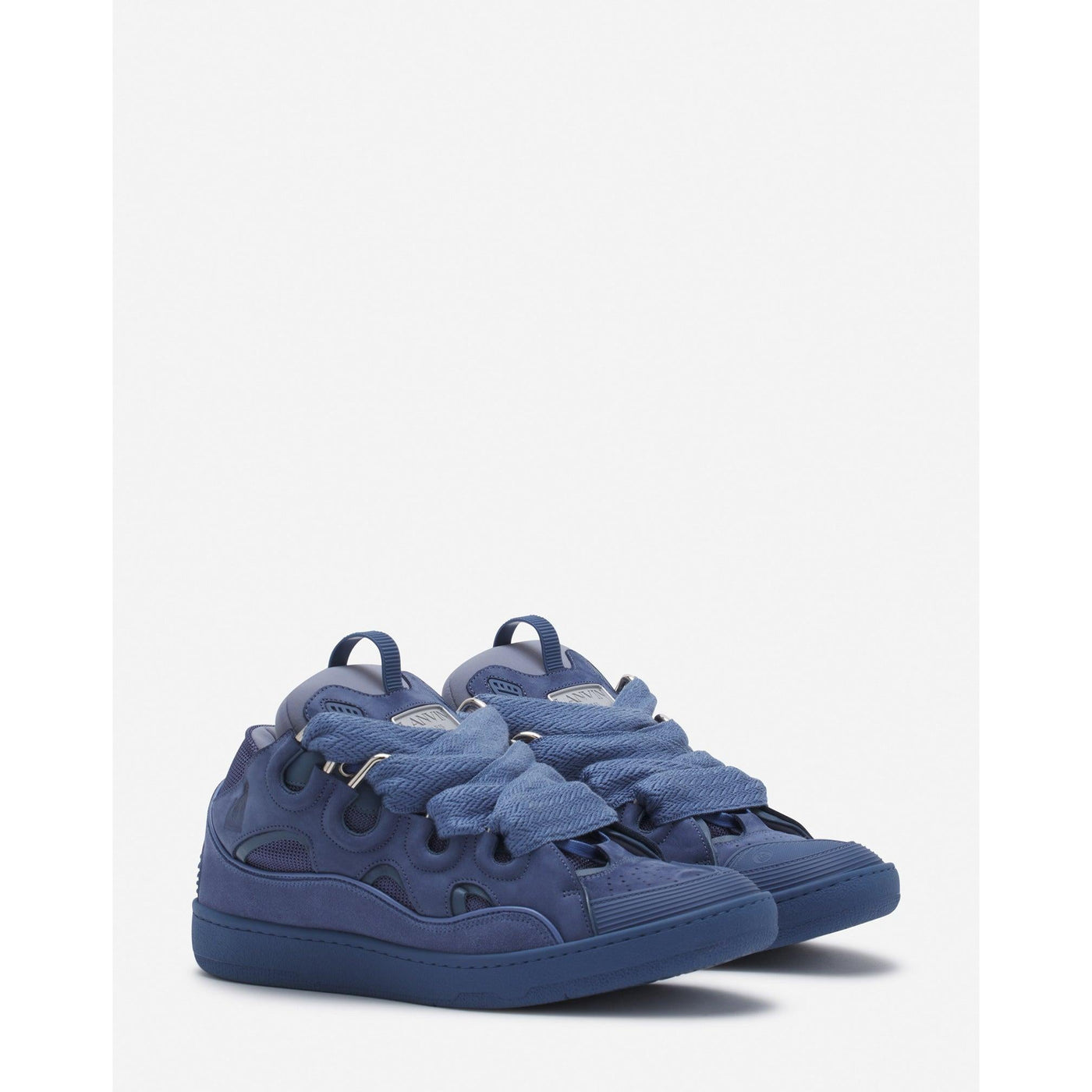 Baskets Lanvin Curb Bleu Marine — vue 2