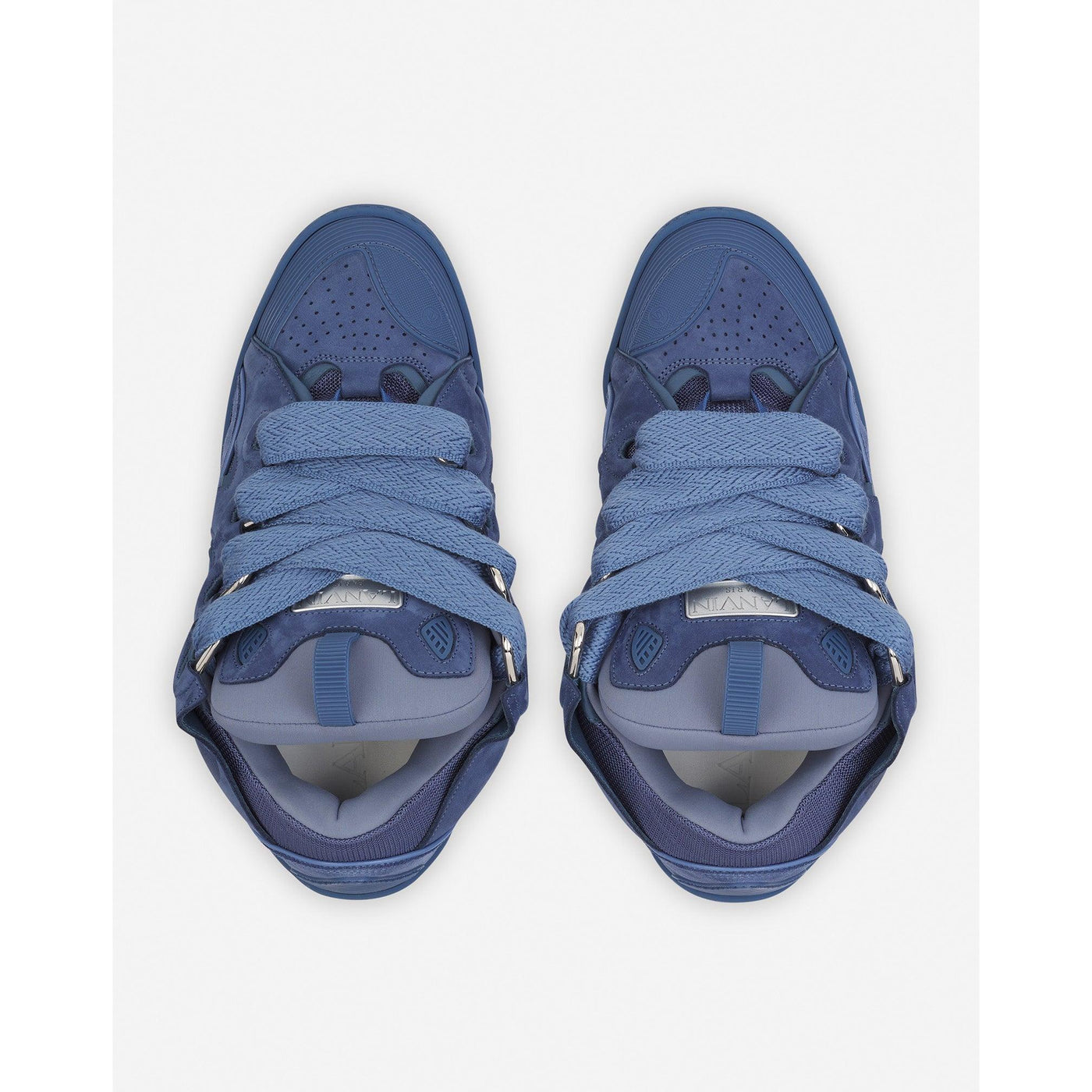 Baskets Lanvin Curb Bleu Marine — vue 3
