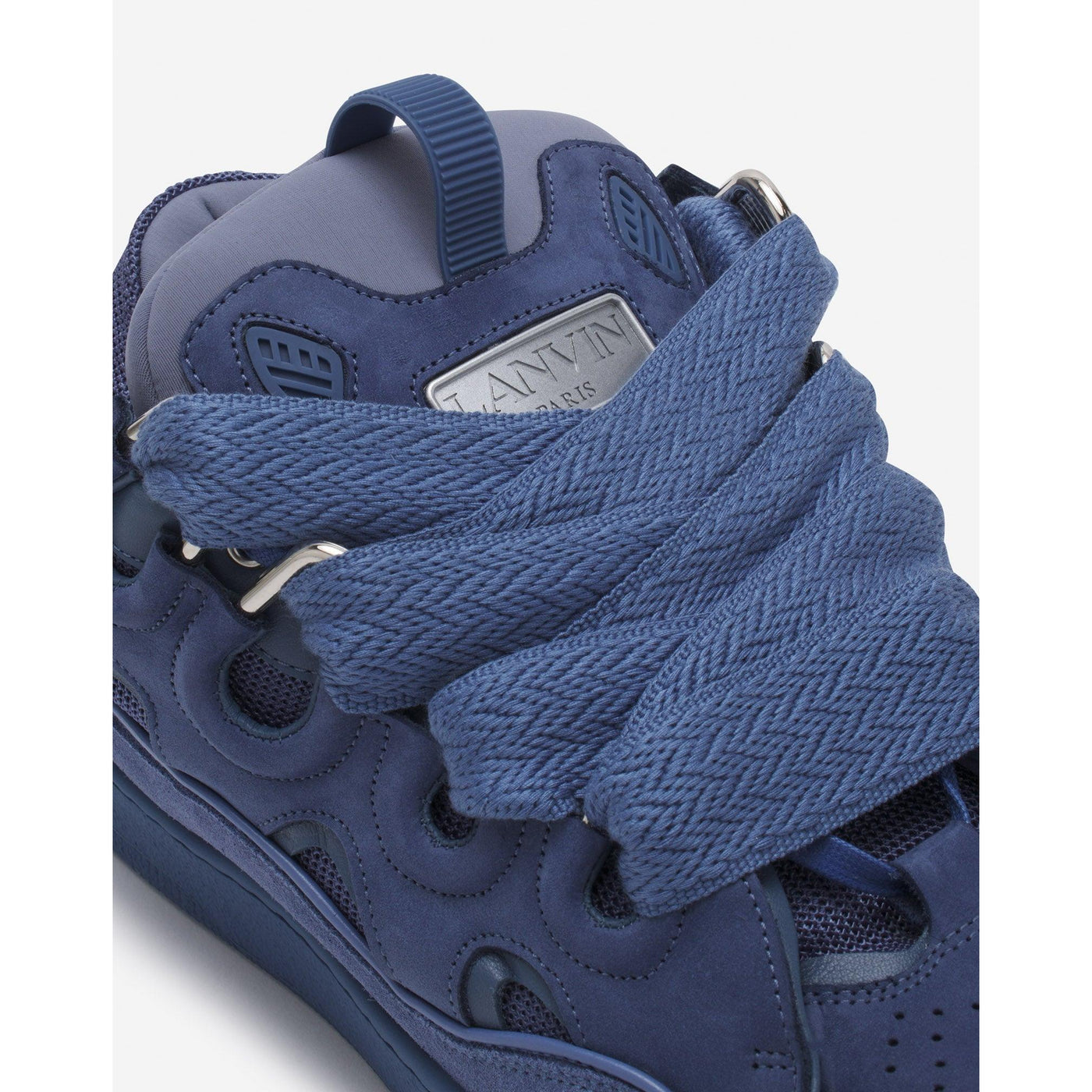 Baskets Lanvin Curb Bleu Marine — vue 5