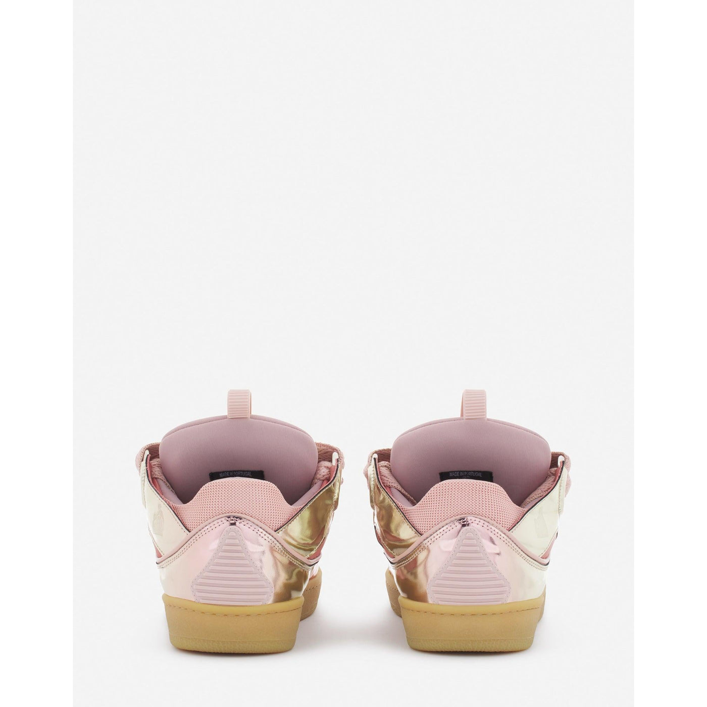 Baskets Lanvin Curb Rose Métallisé Poudré (F) — vue 4