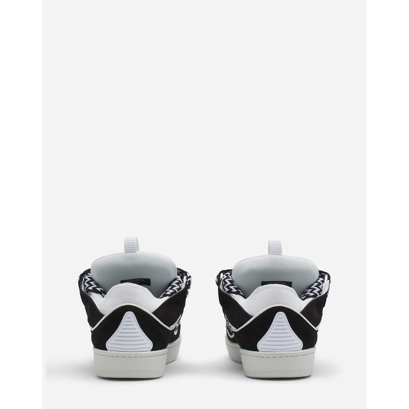 Baskets Lanvin Curb Noir/Blanc (F) — vue 4