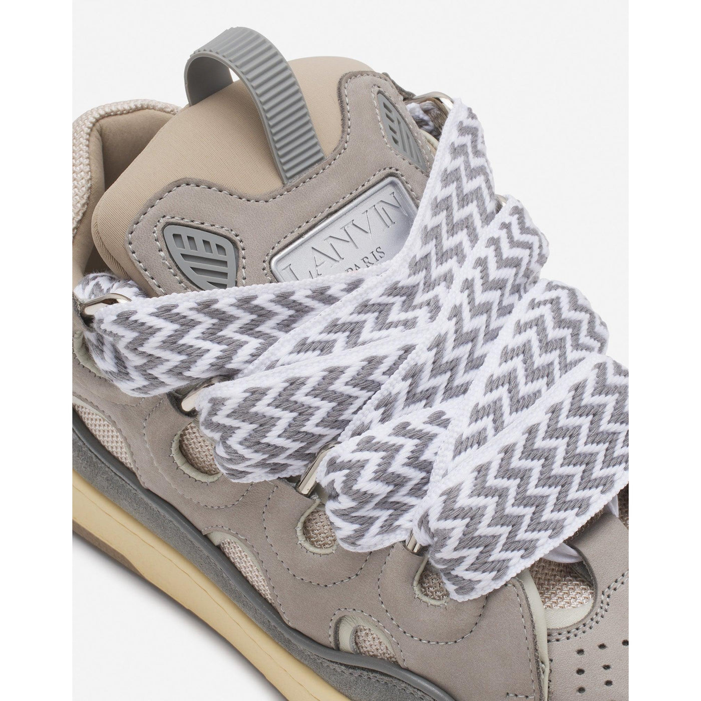 Baskets Lanvin Curb Gris (F) — vue 5