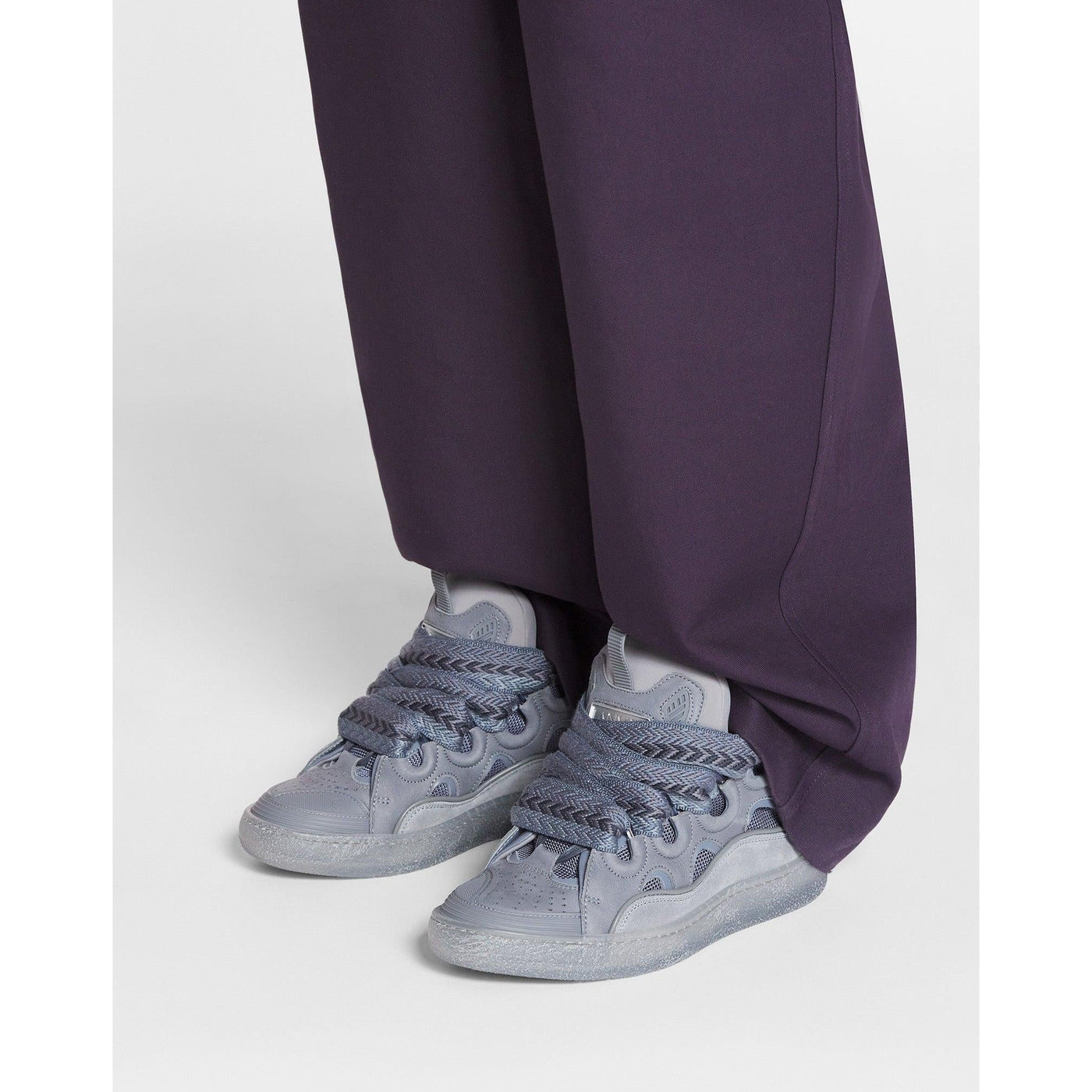 Baskets Lanvin Curb Gris Clair (F) — vue 6