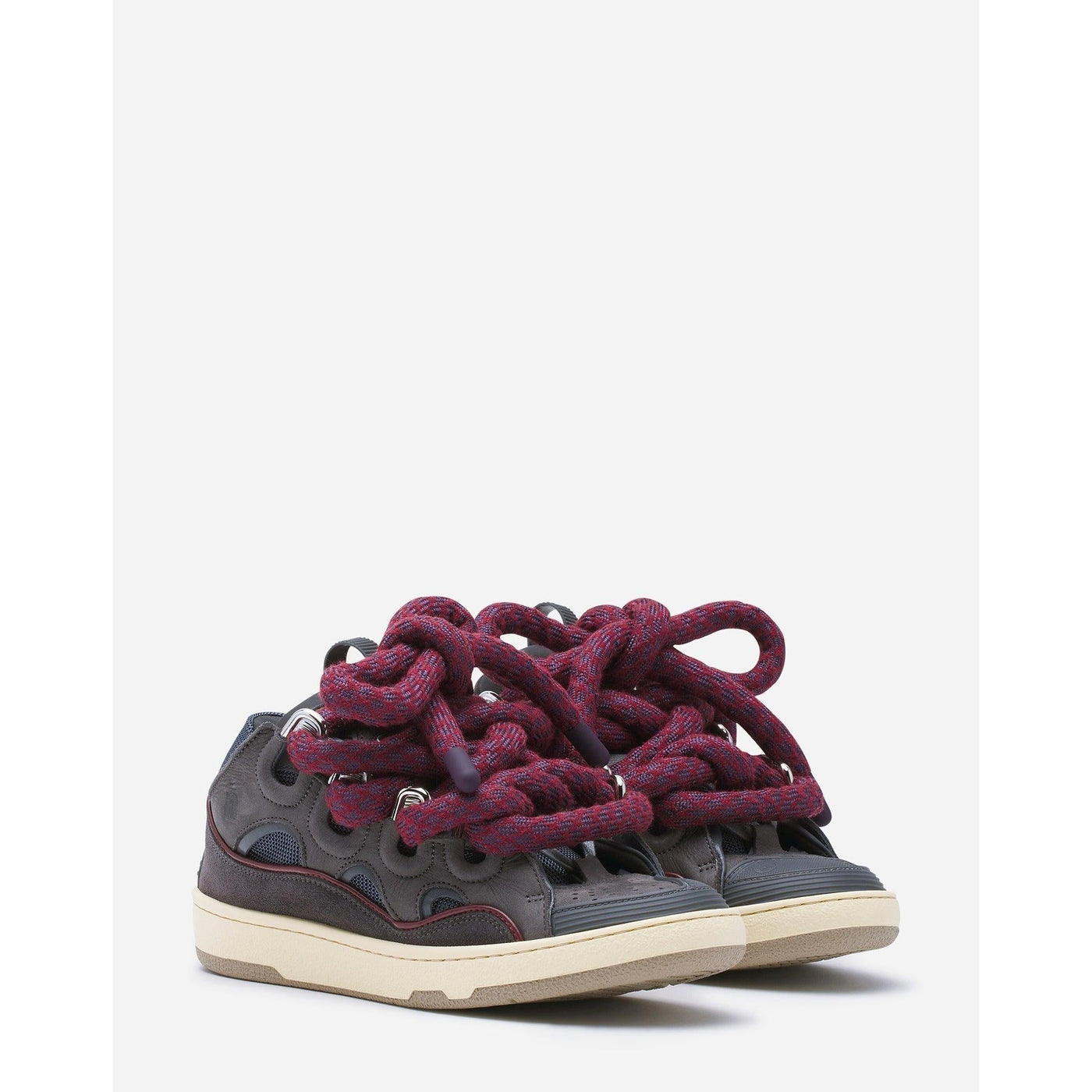 Baskets Lanvin Curb Gris Requin (F) — vue 2